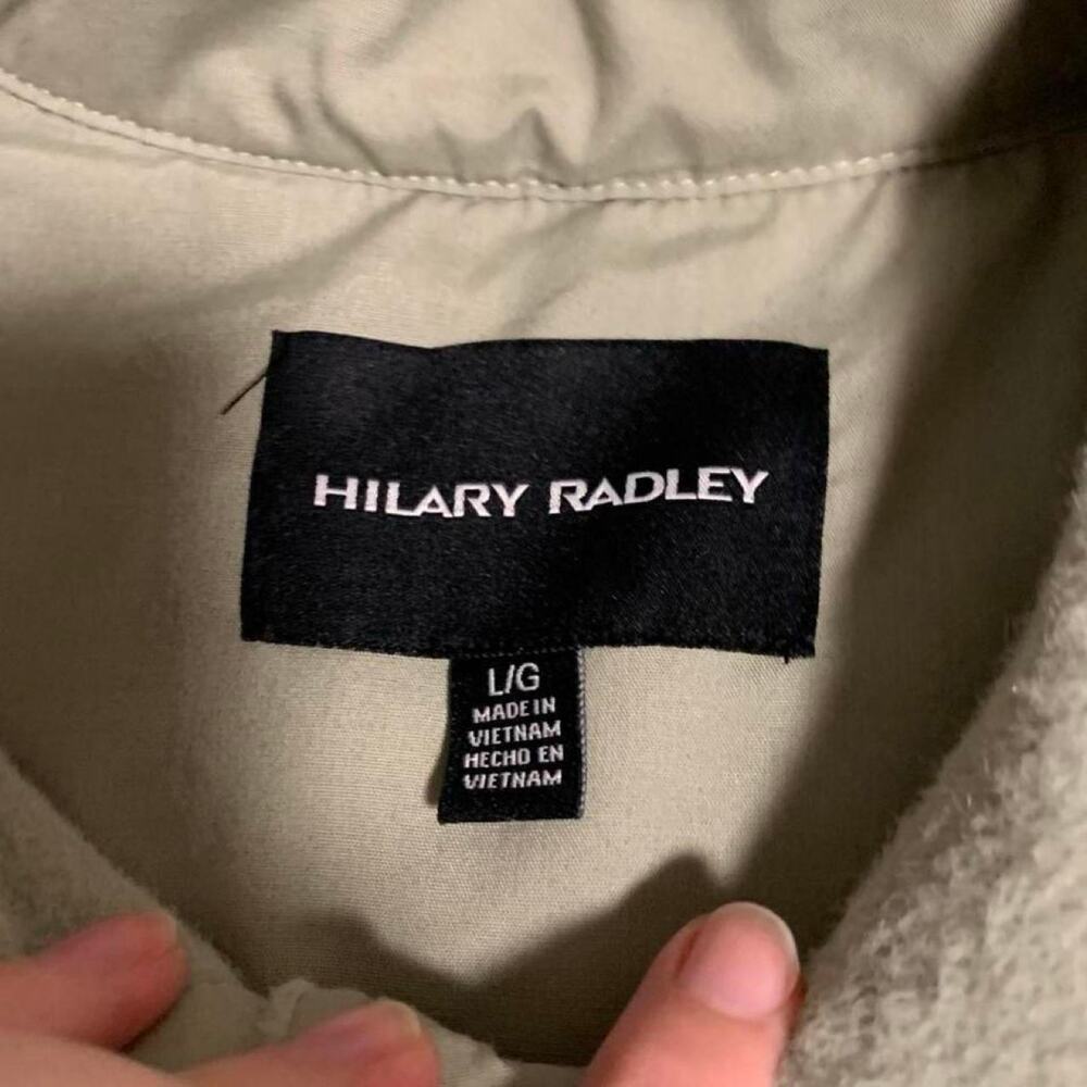 Hilary radley upcycled bug green fleece jacket beetle lovers - Picture 3 of 5